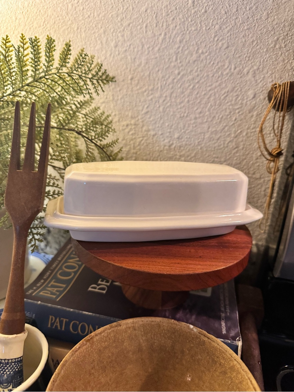 Vintage Pfaltzgraff Ceramic Butter Dish
